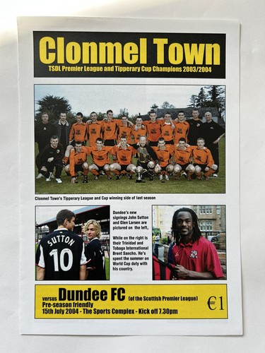 Clonmel town dundee - v,